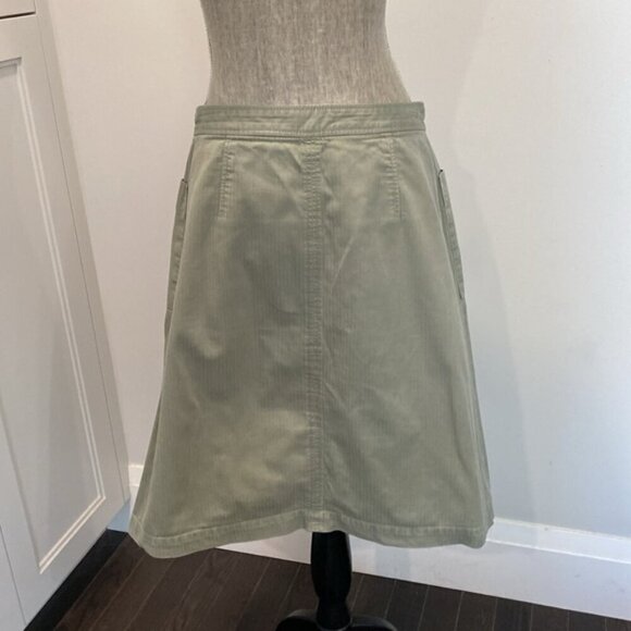 APC Skirt Mini Cotton Green Size large - Picture 10 of 13
